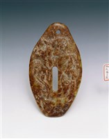 藏品(青玉雞心珮)的圖片