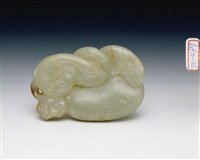 藏品(白玉雙鰲珮)的圖片