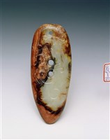 藏品(白玉雞心珮)的圖片