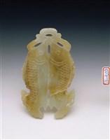 藏品(白玉雙魚珮)的圖片