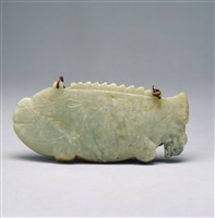 藏品(灰玉魚形珮)的圖片