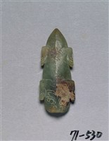 藏品(灰玉動物形珮)的圖片