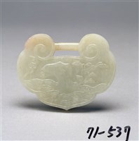 藏品(白玉鎖)的圖片
