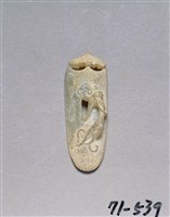 藏品(灰玉雞心珮)的圖片