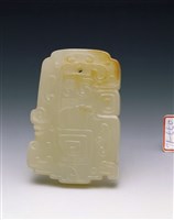 藏品(白玉龍鳳珮)的圖片