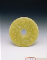 藏品(黃玉系璧)的圖片