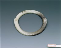 藏品(白玉蝠雲紋瑗)的圖片