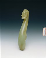 藏品(白玉雕龍帶鈎)的圖片