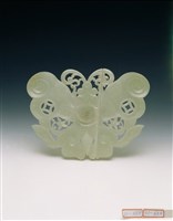 藏品(白玉蝴蝶形帶扣)的圖片