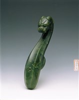 藏品(碧玉雕龍帶鈎)的圖片