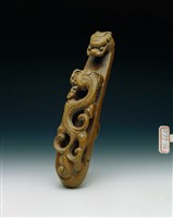 藏品(青玉雕龍帶鈎)的圖片