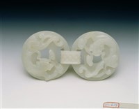 藏品(白玉龍紋連鎖璧)的圖片