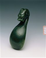 藏品(碧玉帶鈎)的圖片