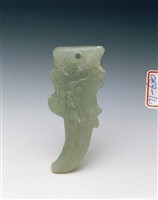 藏品(青玉人面紋觿)的圖片
