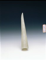 藏品(白玉指甲套)的圖片