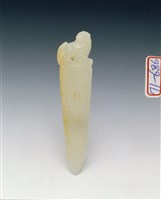 藏品(白玉蕉葉紋觿)的圖片