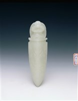 藏品(白玉雲雷紋觿)的圖片