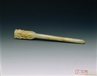 藏品(白玉梅花髮簪)的圖片