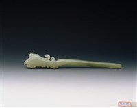 藏品(青玉鳳頭簪)的圖片