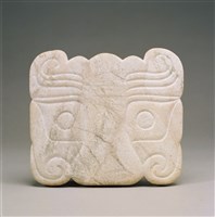 藏品(白玉獸面飾)的圖片