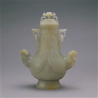 藏品(白玉天雞瓶)的圖片