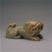 藏品(青白玉獅)的圖片