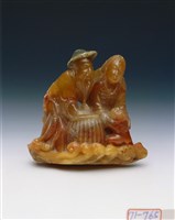 藏品(壽山石「漁翁得利」)的圖片