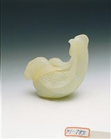 藏品(白玉「家有餘粟」擺件)的圖片