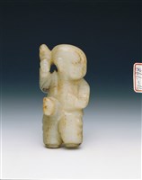 藏品(白玉童子形珮)的圖片