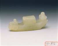 藏品(白玉船)的圖片