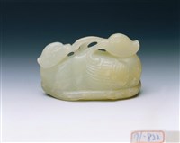 藏品(白玉鴛鴦擺件)的圖片