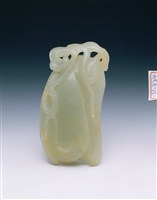 藏品(白玉扁豆珮)的圖片