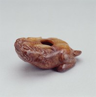 藏品(黃玉獸形水盂)的圖片