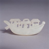 藏品(白玉船)的圖片