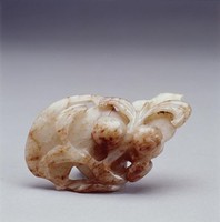 藏品(白玉「福壽雙全」珮)的圖片