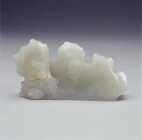 藏品(白玉筆架)的圖片