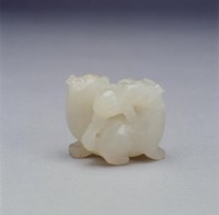 藏品(白玉雙獸)的圖片