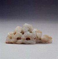 藏品(白玉雲龍山子)的圖片