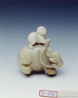 藏品(白玉騎牛童子)的圖片