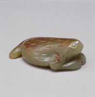 藏品(青玉三足蟾)的圖片