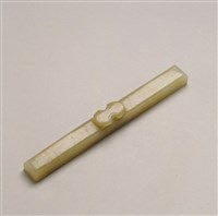藏品(青白玉銀錠書鎮)的圖片