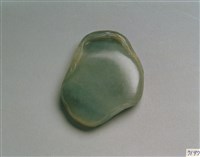 藏品(灰玉荷葉硯)的圖片