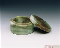 藏品(青玉印泥盒)的圖片