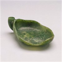 藏品(碧玉荷葉洗)的圖片