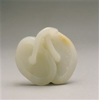 藏品(白玉靈芝珮)的圖片