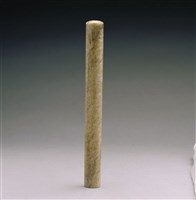 藏品(灰玉素面扇柄)的圖片