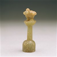 藏品(青玉杖首)的圖片