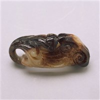 藏品(青白玉靈芝紋珮)的圖片