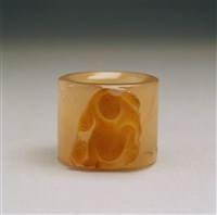 藏品(巧色瑪瑙扳指)的圖片