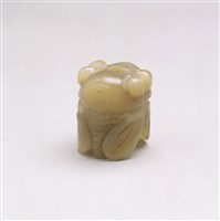 藏品(青玉合歡蟬珮)的圖片